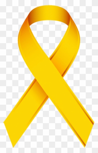 Yellow Ribbon Pediatric Cancer Clipart