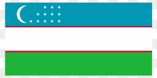 Download Svg Download Png - Uzbekistan Flag Vector Clipart