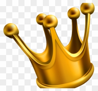 Drawn Crown Tilted - Gold Crown Clipart - Png Download