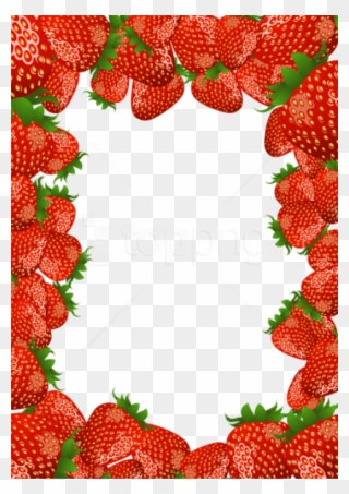 Free Png Best Stock Photos Frame With Strawberries - Strawberry Frame Png Clipart