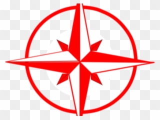 Compass Clipart Red - Compass Red And Black - Png Download