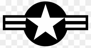 Roundel Of The Usaf - Us Air Force Logo Ww2 Clipart
