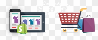 Shopify Is An E-commerce Platform For Building Online - Shopping Bag Icon Clipart