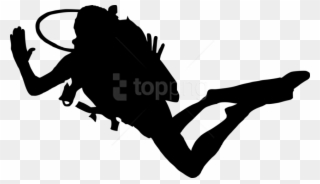 Free Png Scuba Diver Silhouette Png Images Transparent - Scuba Diving Silhouette Png Clipart