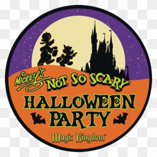 Mickey's Not So Scary Halloween Logo Clipart