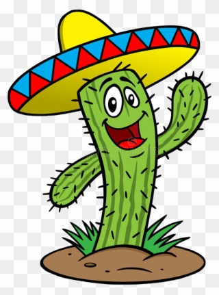 #cactus #greencactus #sombrero #mexicansombrero #gorra - Cactus With Sombrero Png Clipart