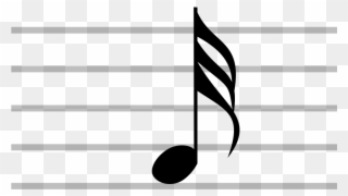 Svg , Png Download - 30 Second Music Note Clipart