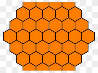 Honeycomb Clipart Sarang - Honey Comb Pattern - Png Download