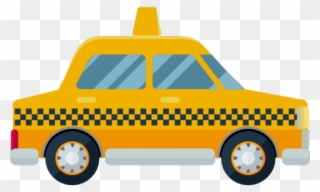 Taxi Clipart Transportation - Taxicab - Png Download