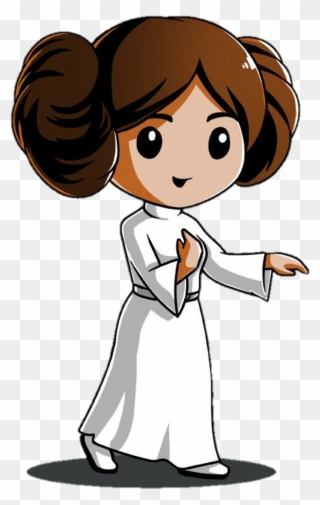 #princess #leia - Dibujos De Star Wars Kawaii Leia Clipart