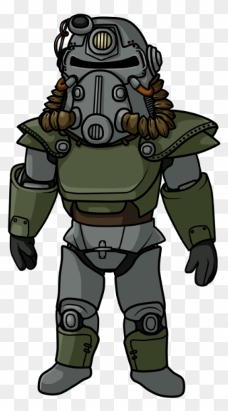 Fallout 4 Power Armor Png - Draw T 51 Power Armor Clipart
