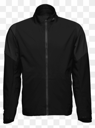 Golf Rain Gear - Valentino Bomber Black Jacket Clipart