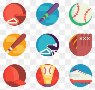 Baseball - Icon Application Vector Clipart