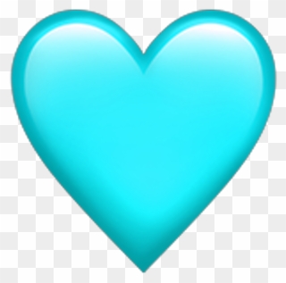 Teal Heart Emoji Transparentbackground Teal Heart Emoji - Heart Emoji Transparent Background Clipart