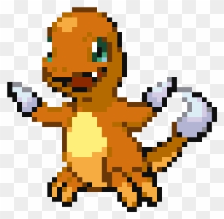 Imageas Requested, Here's A Bug, Poison Type Charmander - Stock Illustration Clipart