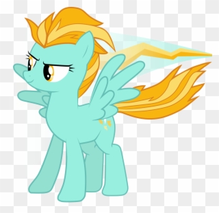 Female, Lightning Dust, Pegasus, Pony, Safe, Simple - Lightning Dash My Little Pony Clipart