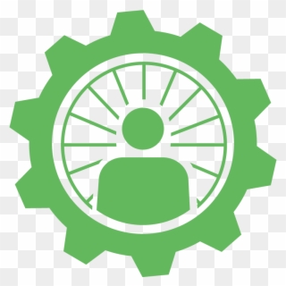 Mobility Icon Green - Circle Divided Into 16 Parts Clipart