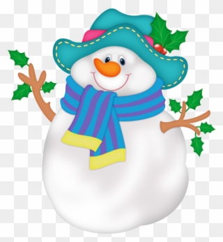 Snowman - Small Clip Art Christmas - Png Download