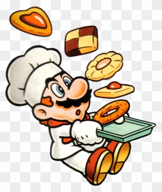 In His Appearances In Other Games Mario Either Wore - Yoshi's Cookie Clipart