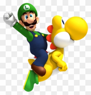 Mario Luigi Png - New Super Mario Bros Wii Luigi Clipart