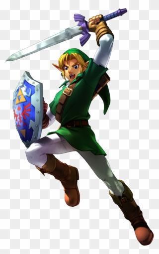 Zelda Transparent Battle - Video Game Character Jumping Clipart