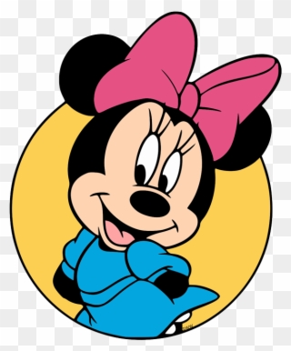 Minnie's Face In A Circle - Iphone Minnie Mouse Cute Clipart