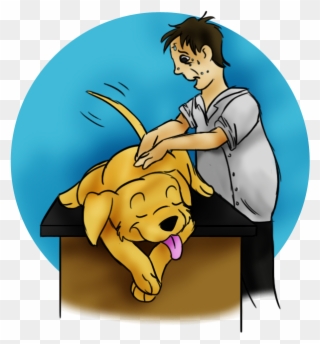 Give Your Pet Massages To Alleviate Inflammation Of - Cartoon Clipart