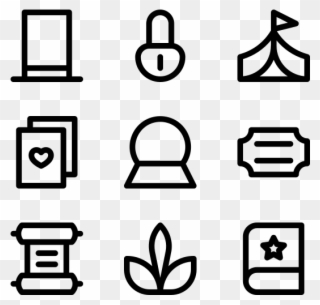 Date Time Venue Icons Clipart