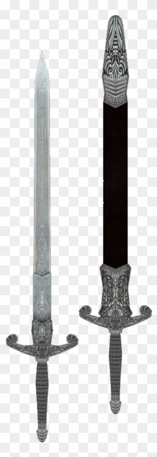 Drawn Dagger Enchanted Sword - Épée Clipart