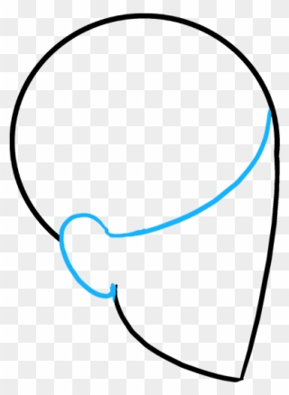 How To Draw Dreadlocks - Circle Clipart