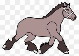 Clipart Of Horse, Um And Horse I - Mane - Png Download