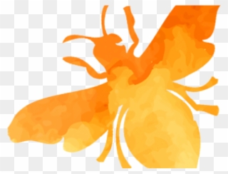 Pollination Clipart Bee Garden - Illustration - Png Download