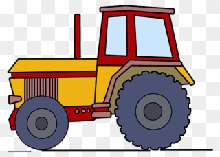 How To Draw Tractor - Draw A Tractor Clipart