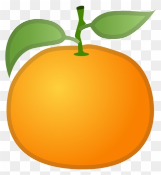 Tangerine Icon - Mandarin Oranges Emoji Clipart