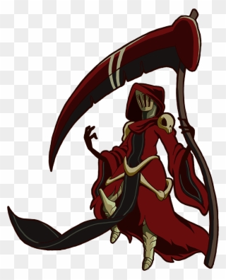 Spectre Knight Nothing Big Here, Just Flattened Out - Shovel Knight Spectre Knight Female Clipart