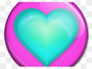 Turquoise Clipart Turquoise Heart - Heart - Png Download