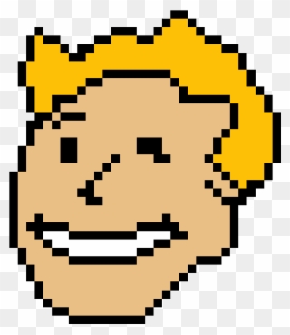 Fallout Boy - Pixel Art Cute Ghost Clipart