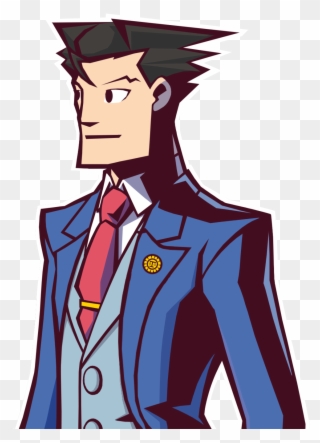 Ace Attorney Phoenix Wright - Green Detective Ghost Trick Clipart
