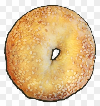 A Clip Curtain - Bagel - Png Download