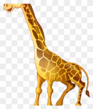 Giraffe Clipart Christmas - Giraffe Cartoon Images Png Transparent Png