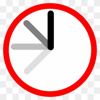 Time's Up - Ticking Clock Icon Png Clipart