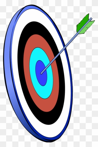 Circular Arrow Clip Art - Zielscheibe Clipart - Png Download