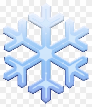 Snowflake Emoji Png Clipart