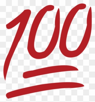 100 Emoji Png Clipart