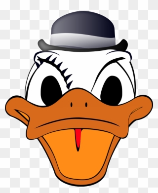 Duck Clip Art Download - Funny Donald Duck - Png Download