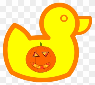 Halloween Rubber Duck Clip Art - Png Download