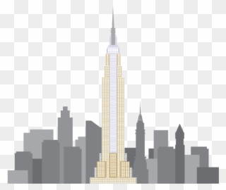 Empire State Building Clipart - Empire State Building Png Transparent Png