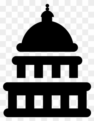 Capital Building Png - Capitol Building Icon Vector Clipart