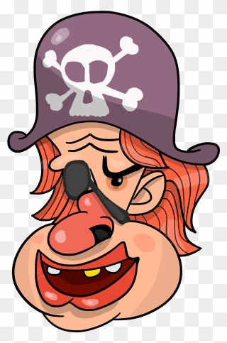 Pirate Computer Icons Head Document Cartoon - Pirate's Head Clipart Png Transparent Png