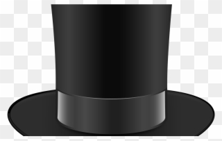 Black Top Hat Png Clip Art Best Web Clipart - Circle Transparent Png